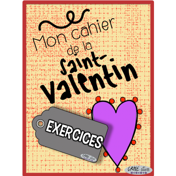 Saint-Valentin - Cahier d'activités (1re année)